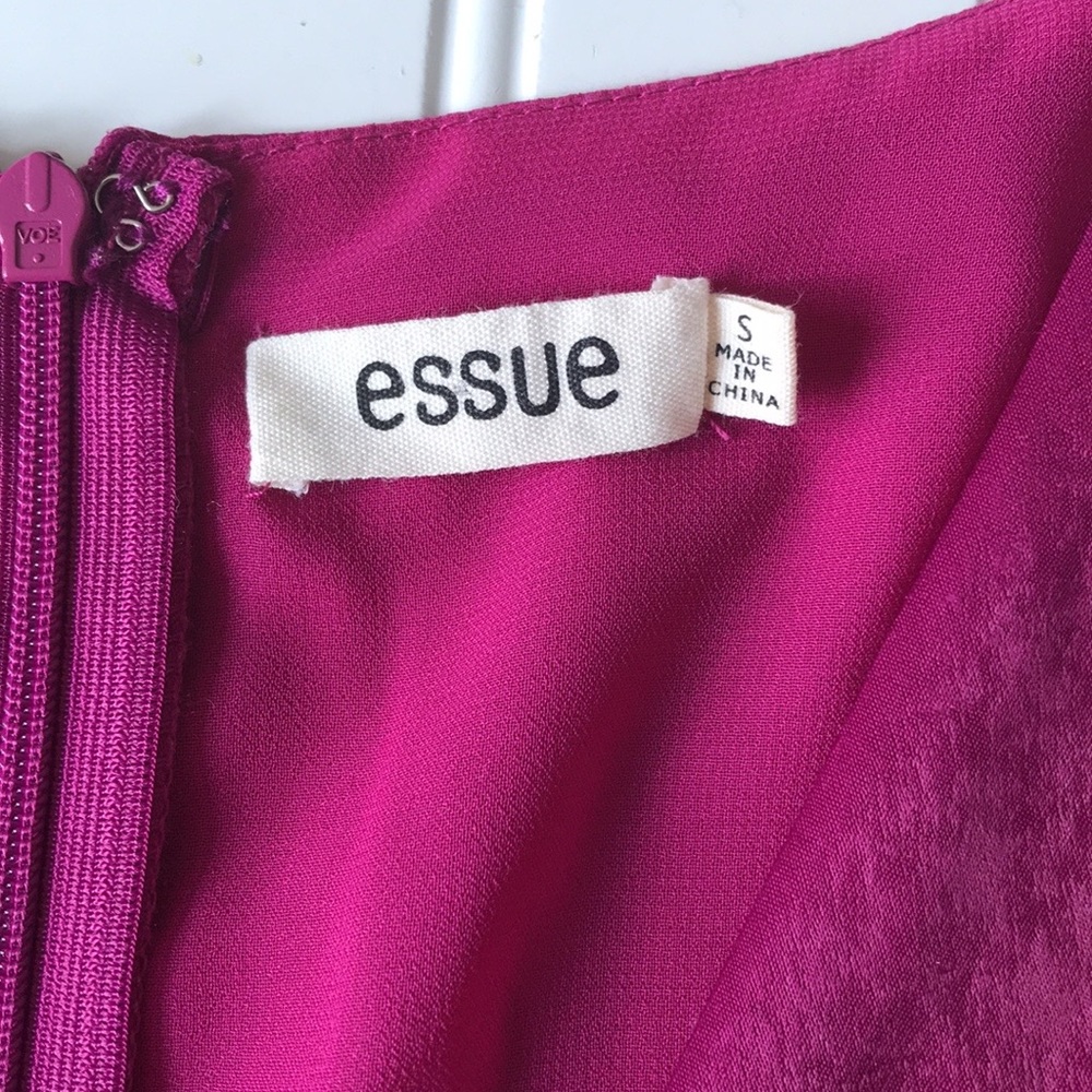 Essue romper purple tie knot cutout sheen - Picture 8 of 11